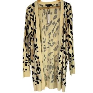 NWT M Sanctuary Clothing Play Cardi Leopard Print‎ “Erosion” color